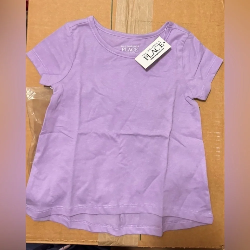 The Children's Place Lavender Short Sleeve Tee